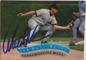 Walt Weiss Autographed 1997 Stadium Club #287