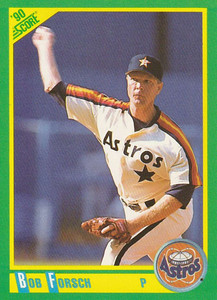 1990 Score #219 Bob Forsch VG Houston Astros 