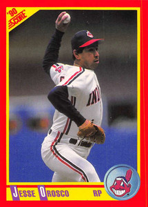 1990 Score #353 Jesse Orosco VG Cleveland Indians 