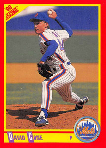 1989 Fleer #31 David Cone VG New York Mets - Under the Radar Sports