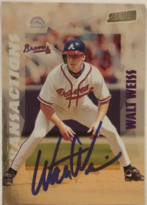 Walt Weiss Autographed 1998 Stadium Club #370
