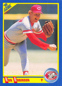 1990 Score #495 Ron Robinson VG Cincinnati Reds 