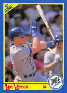 1990 Score #521 Jay Buhner VG Seattle Mariners 