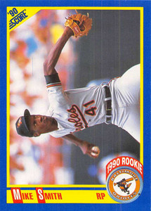 1990 Score #635 Mike Smith VG RC Rookie Baltimore Orioles 