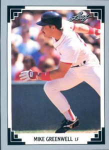 1991 Donruss #553 Mike Greenwell VG Boston Red Sox - Under the