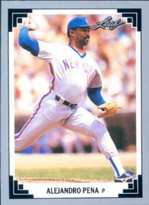 1991 Leaf #70 Alejandro Pena VG New York Mets 