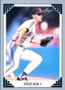 1991 Leaf #94 Steve Olin VG Cleveland Indians 