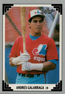 1991 Leaf #110 Andres Galarraga VG Montreal Expos 