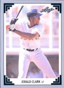 1991 Leaf #265 Jerald Clark VG San Diego Padres 