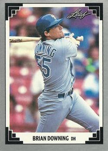 1991 Leaf #269 Brian Downing VG Texas Rangers 