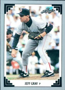 1991 Leaf #356 Jeff Gray VG RC Rookie Boston Red Sox 