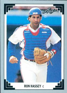 1991 Leaf #359 Ron Hassey VG Montreal Expos 