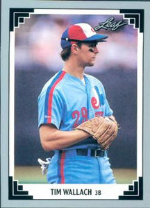 1991 Leaf #388 Tim Wallach VG Montreal Expos 