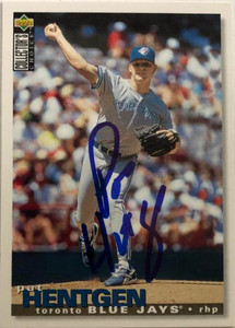 Pat Hentgen Autographed 1995 Collector's Choice #149