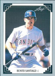  Baseball MLB 1991 Stadium Club #105 Benito Santiago #105 NM  Near Mint Padres : Collectibles & Fine Art