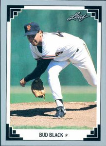 1991 Leaf #312 Bud Black VG San Francisco Giants 