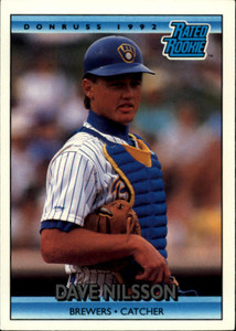 1992 Donruss #4 Dave Nilsson RR VG Milwaukee Brewers 