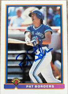 Pat Borders Autographed 1991 Blue Jays Score #11 - Under the Radar Sports