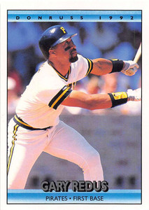 1992 Donruss #67 Gary Redus VG Pittsburgh Pirates 