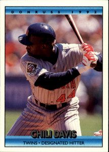 1992 Donruss #115 Chili Davis VG Minnesota Twins 