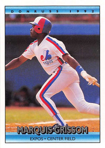 1992 Donruss #137 Marquis Grissom VG Montreal Expos 