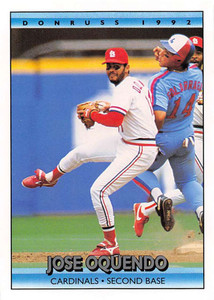 1992 Donruss #280 Jose Oquendo VG St. Louis Cardinals 