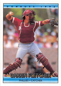 1992 Donruss #319 Darrin Fletcher VG Philadelphia Phillies 