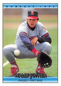 1992 Donruss #333 Wally Joyner VG California Angels 