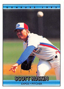 1992 Donruss #394 Scott Ruskin VG Montreal Expos 