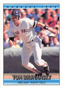 1991 Score #245 Tom Brunansky VG Boston Red Sox - Under the Radar Sports