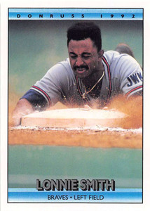 1992 Donruss #517 Lonnie Smith VG Atlanta Braves 