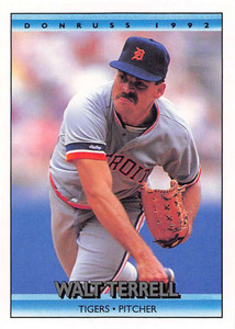 1992 Donruss #565 Walt Terrell VG Detroit Tigers 