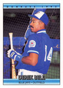 1992 Donruss #581 Derek Bell VG Toronto Blue Jays 