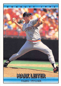 1992 Donruss #633 Mark Leiter VG Detroit Tigers 