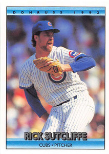 Rick Sutcliffe - Cubs #68 Donruss 1988 Baseball Trading Card