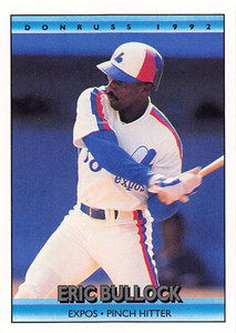 1992 Donruss #683 Eric Bullock VG Montreal Expos 