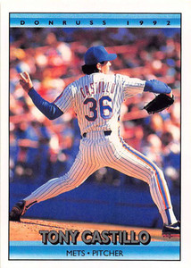 1992 Donruss #739 Tony Castillo VG New York Mets 