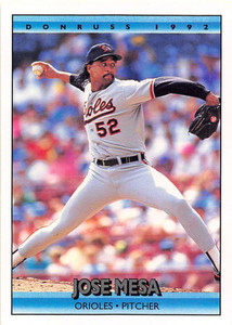 1992 Donruss #773 Jose Mesa VG Baltimore Orioles 