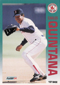 1992 Fleer #45 Carlos Quintana VG Boston Red Sox 
