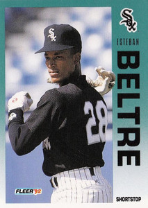 1992 Fleer #75 Esteban Beltre VG RC Rookie Chicago White Sox 