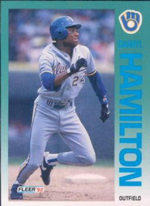 1992 Fleer #177 Darryl Hamilton VG Milwaukee Brewers 