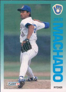 1992 Fleer #181 Julio Machado VG Milwaukee Brewers 