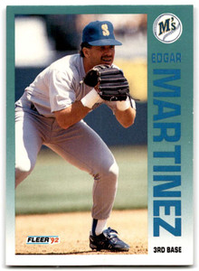 Edgar Martinez Rookie Baseball Card #552 Fleer Seattle Mariners RC