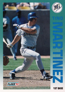 Tino Martinez - Mariners - #596 Score 1992 Baseball Trading Card