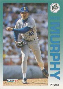 1992 Fleer #288 Rob Murphy VG Seattle Mariners 
