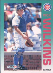 1992 Fleer #397 Rick Wilkins VG Chicago Cubs 