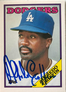 Alfredo Griffin Autographed 1988 Topps Traded #43T