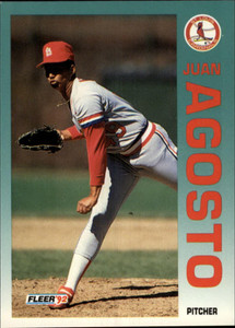 1992 Fleer #574 Juan Agosto VG St. Louis Cardinals 
