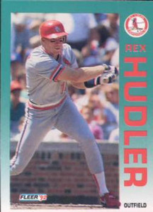 1992 Fleer #581 Rex Hudler VG St. Louis Cardinals 