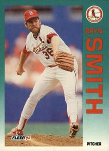 1992 Fleer #590 Bryn Smith VG St. Louis Cardinals 